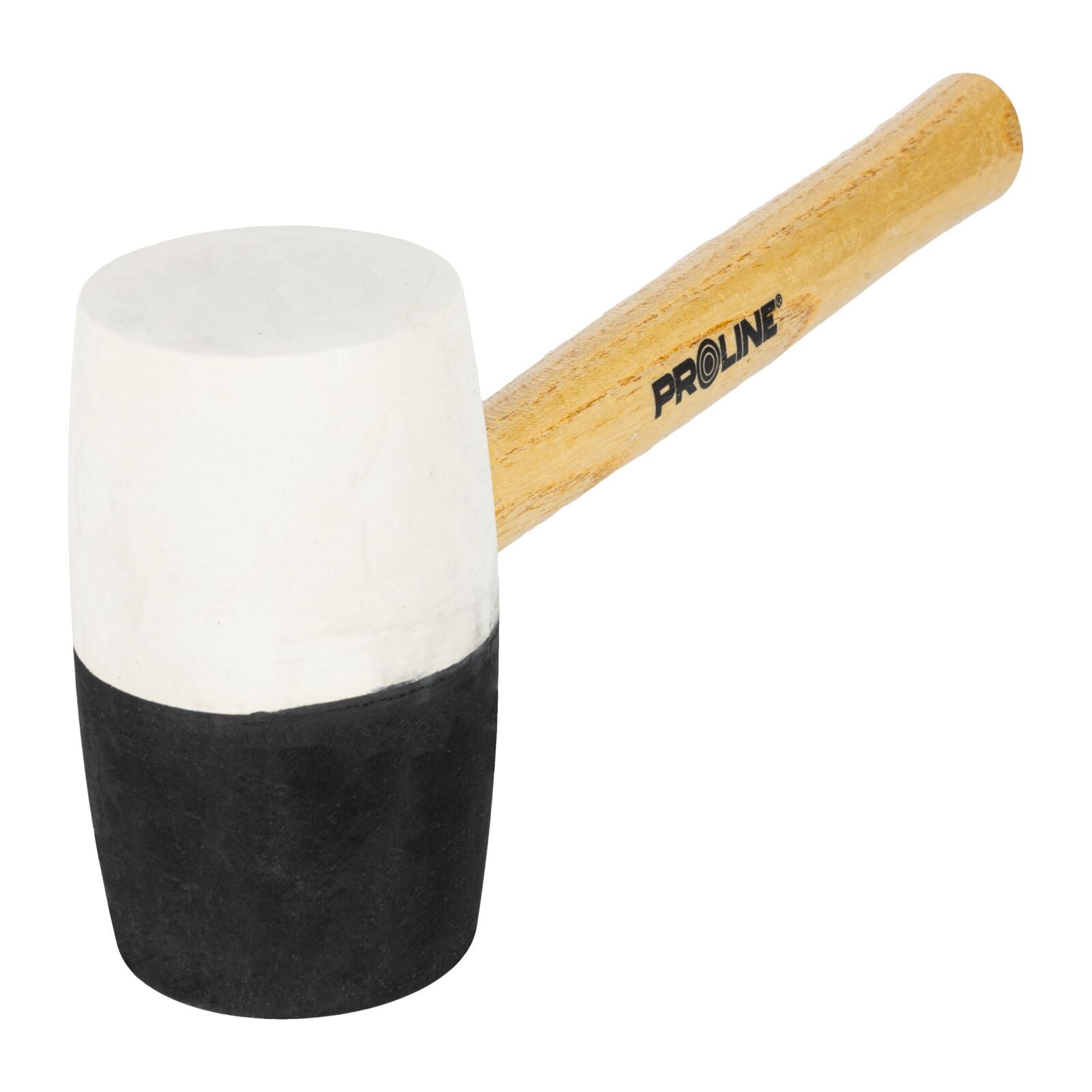 Gummihammer Schwarz-Rot 980g Holzgriff Proline