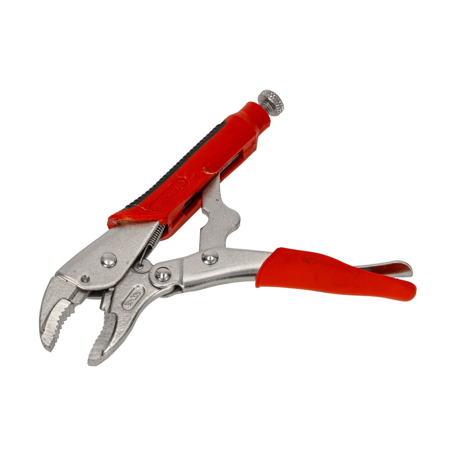 Locking Pliers 180 Mm Round Jaws Rubberized Grip Proline