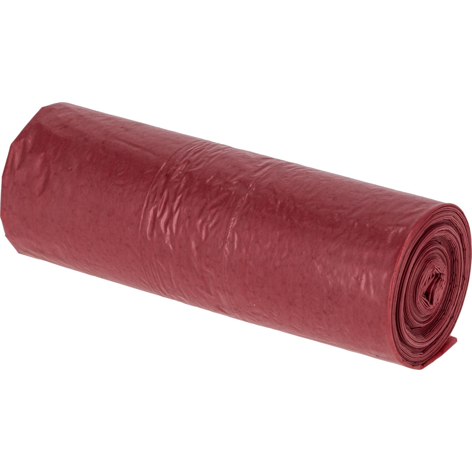 Papperspåsar 120l Ldpe Röd 10st Roll Proline