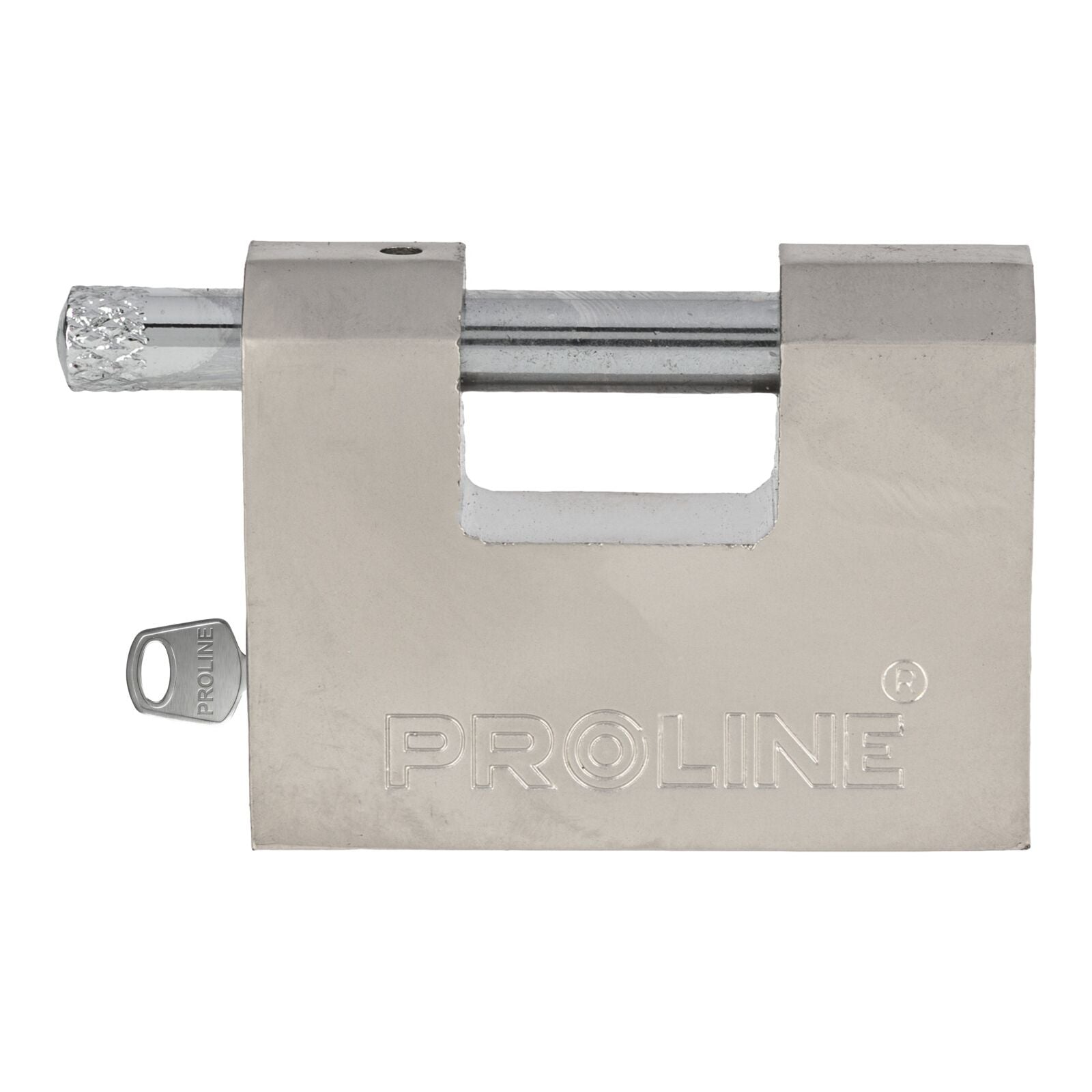 Reinforced Cast Iron Padlock 80 Mm Hard Electric Key Proline