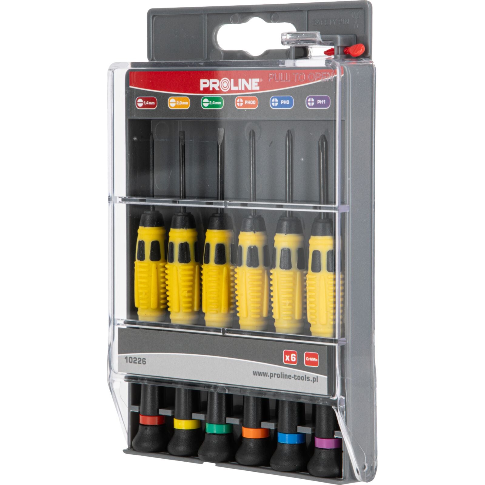Комплект бижутерски отвертки 6 части Proline