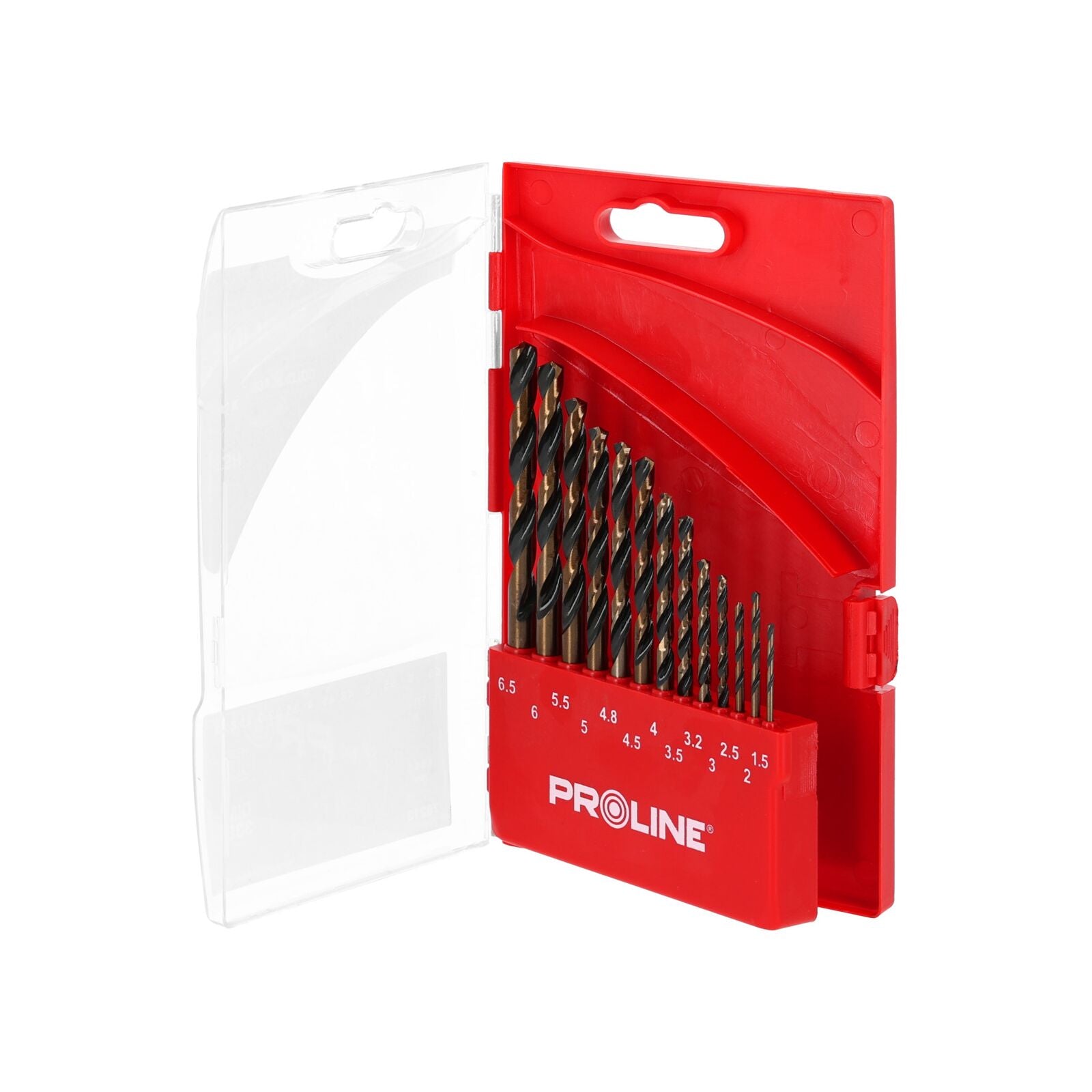 Hss Twist Drill Set 13 Pieces 1.5-6.5 Mm Din338 Proline