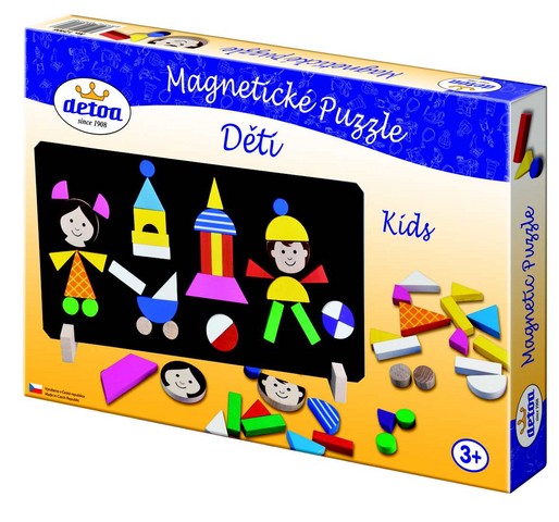 Magnetické puzzle - deti