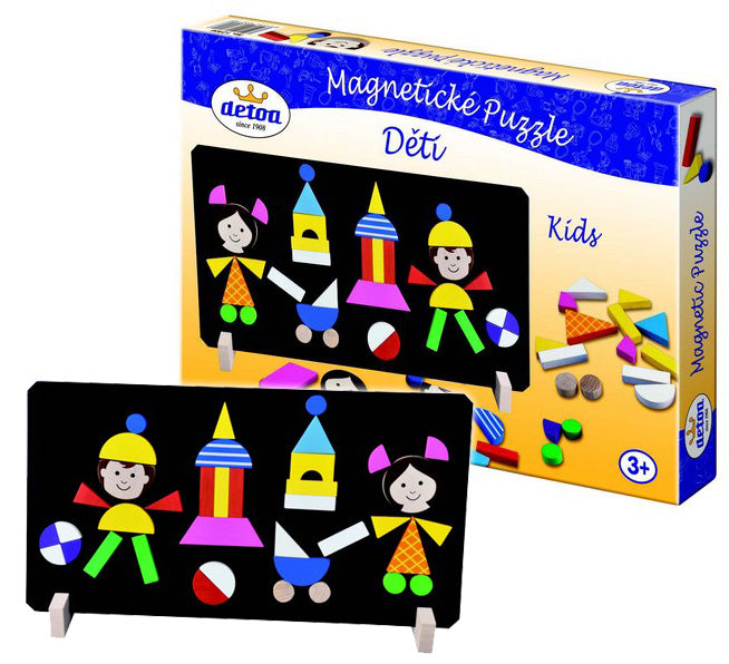 Magnetické puzzle - deti