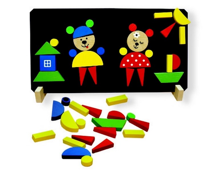 Magnetické puzzle - medvede