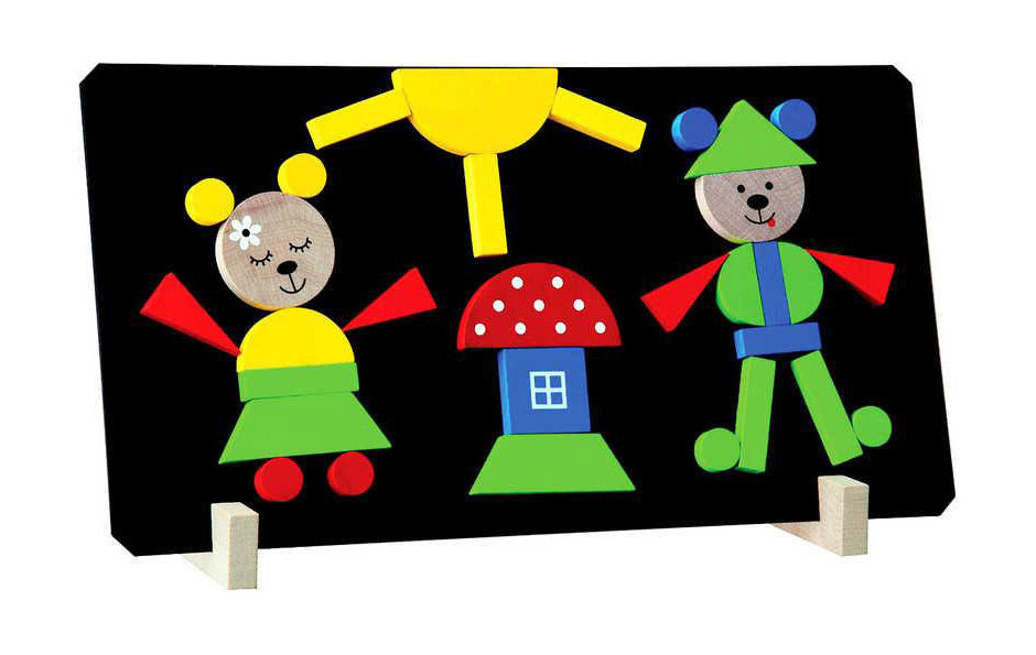 Magnetické puzzle - medvede