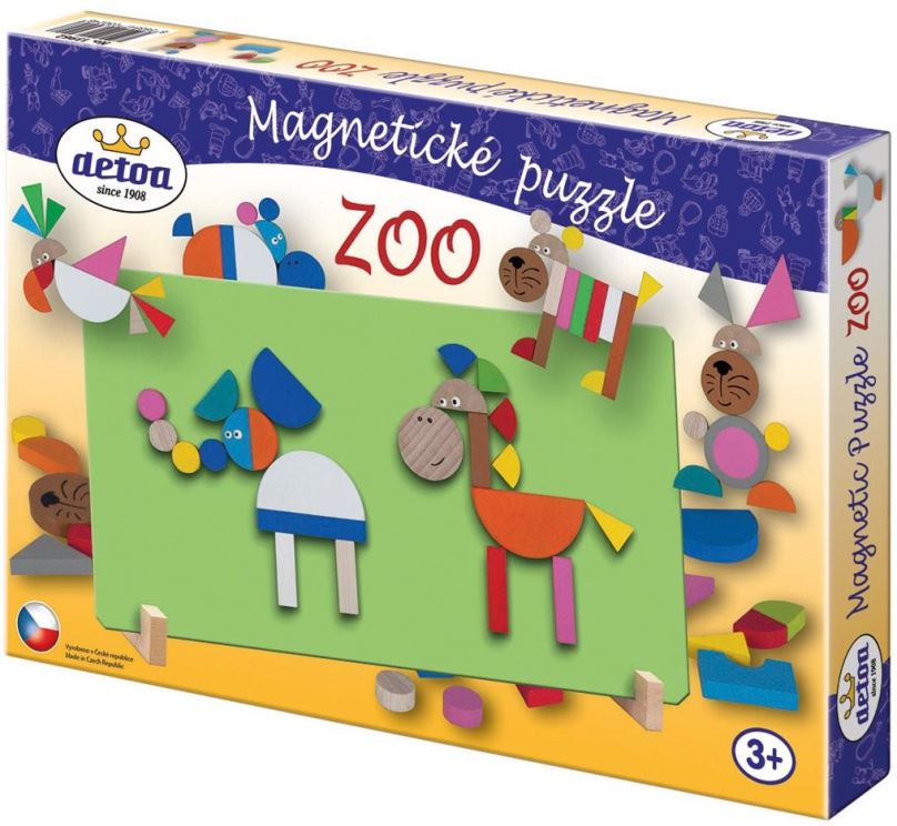 Magnetické puzzle - Zoo