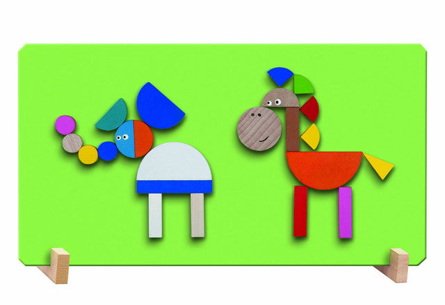 Magnetické puzzle - Zoo
