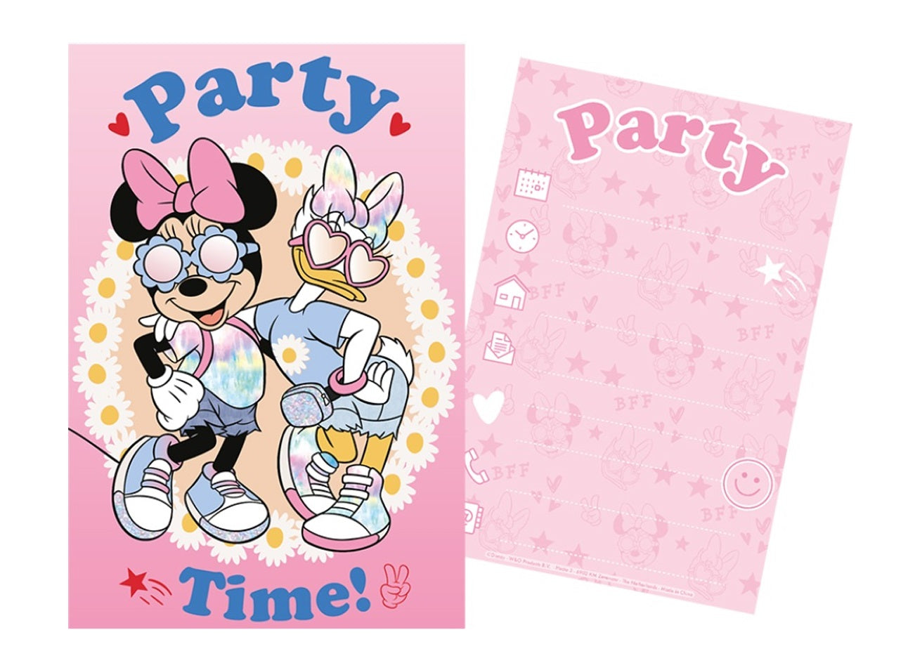 Párty set Minnie 5 pozvánok + 5 obálok