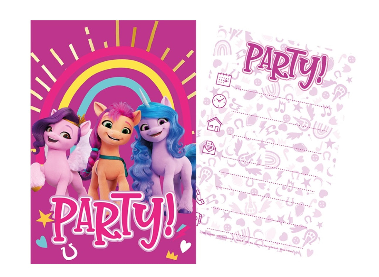 Párty set My Little Pony 5 pozvánok 5 obálok