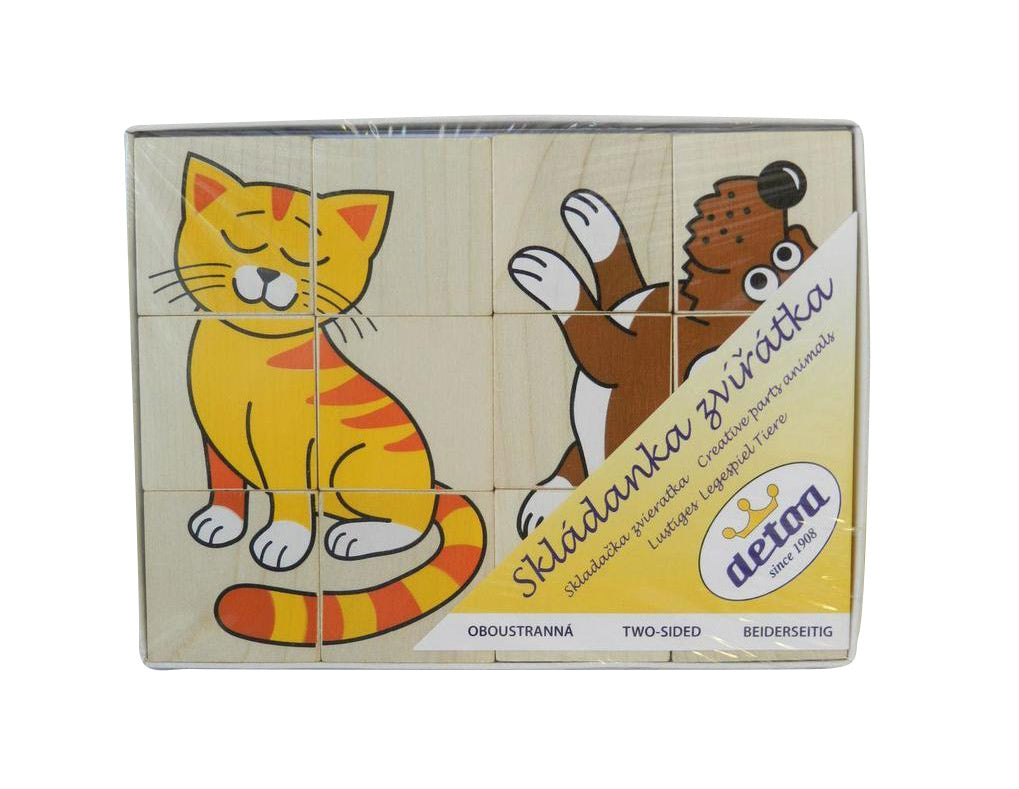 The Wooden Puzzle The Animals