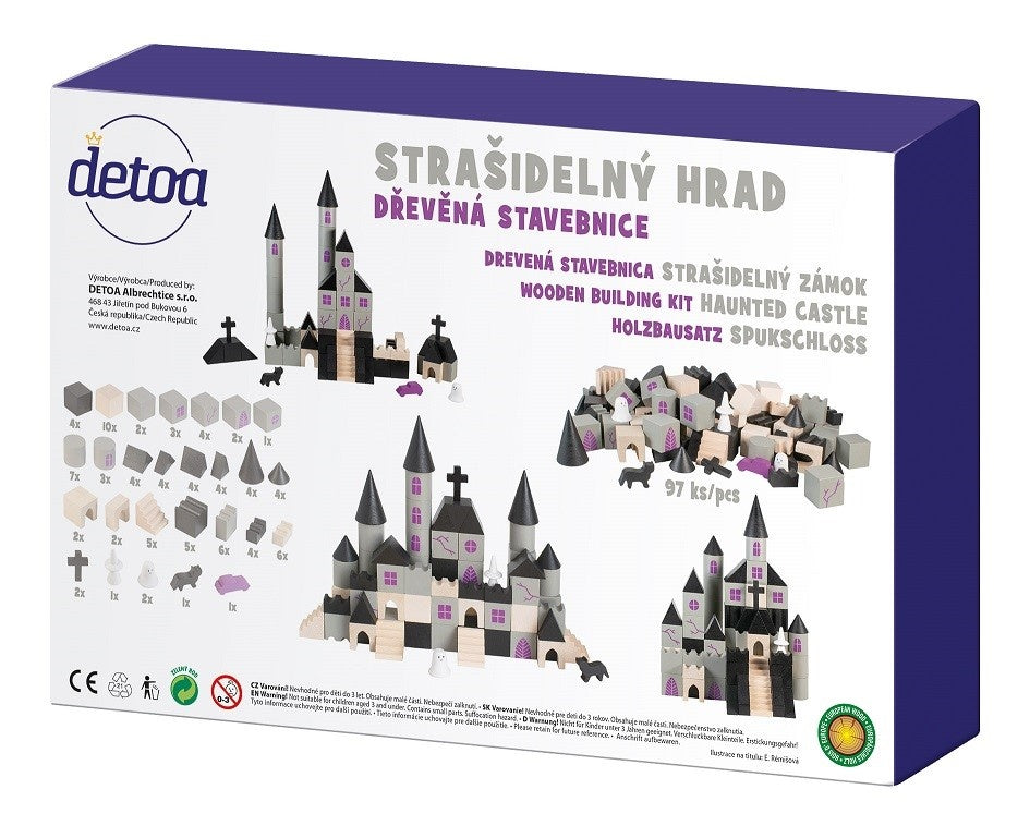 Drevená stavebnica Strašidelný hrad