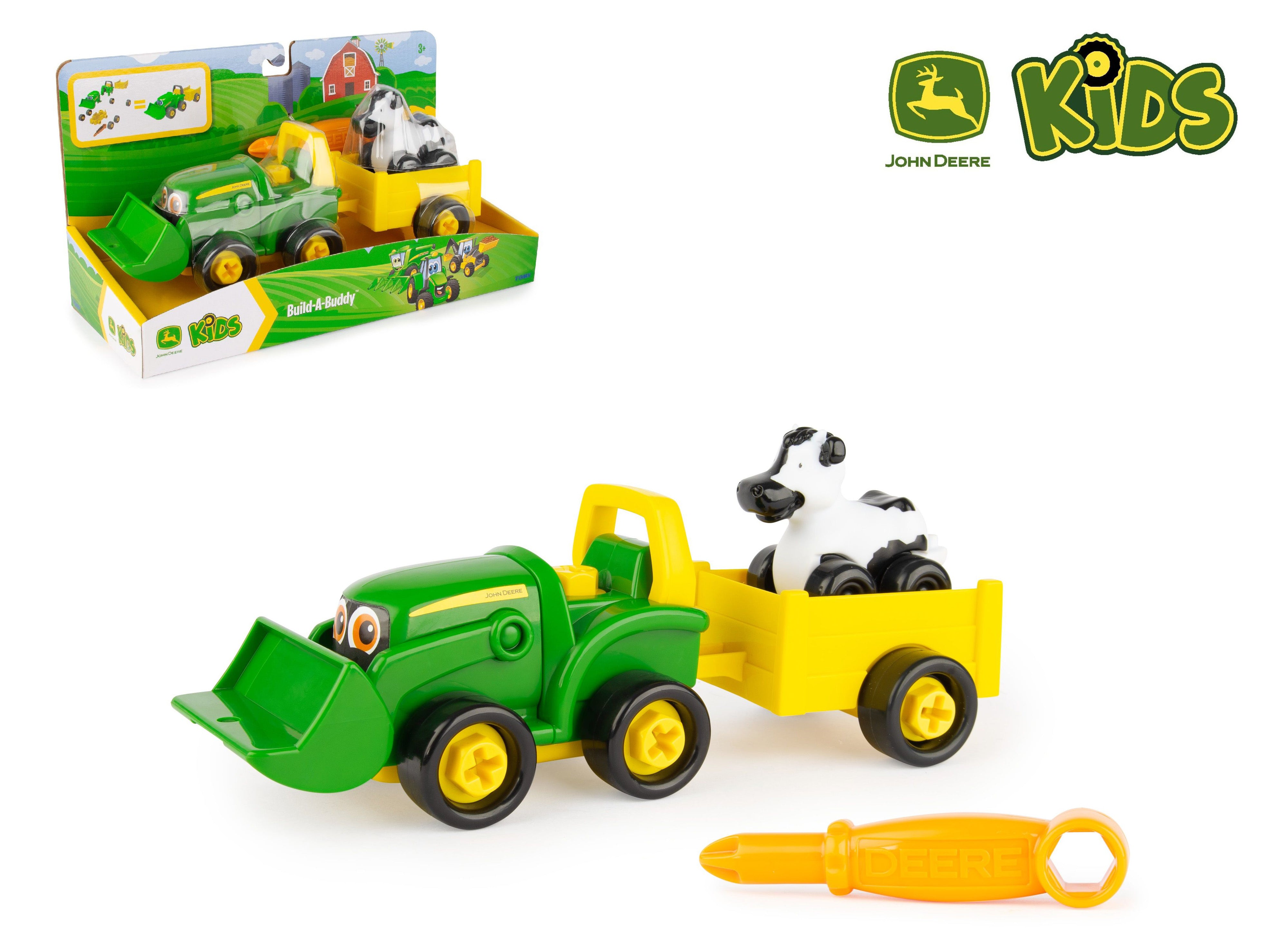 Jd Детска отвертка John Deere Buddy - трактор Bonnie 27 см