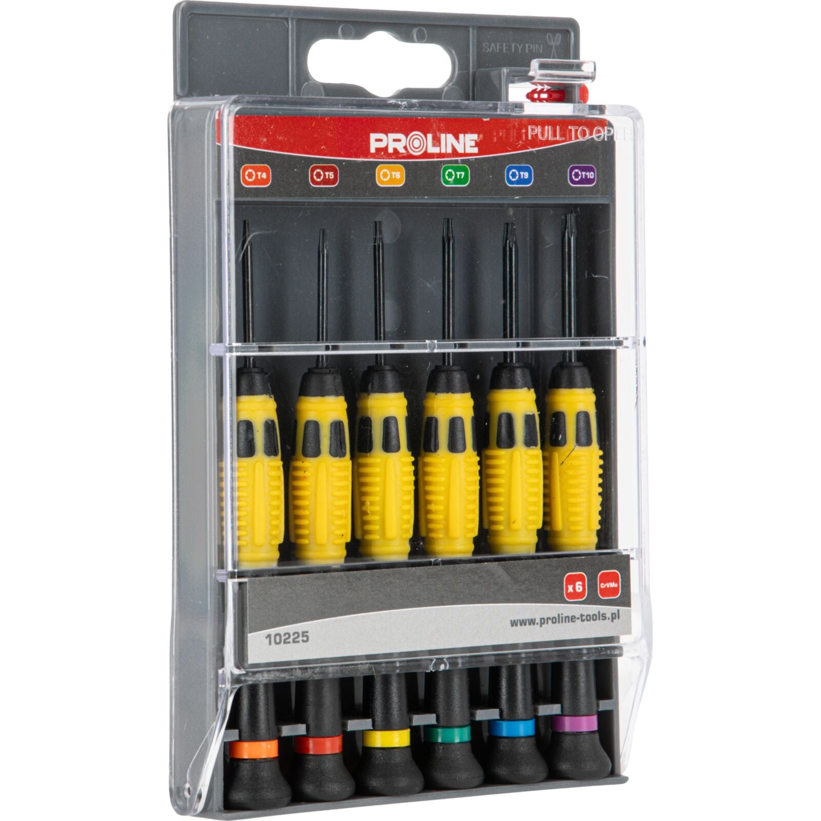 Juveler Skruetrækker Sæt Torx T4-t10 6stk Proline