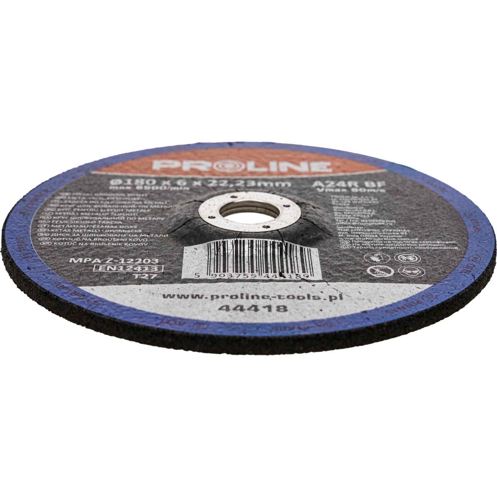 Brusný kotouč pro Tmetal T27 18 0 X 6,0 X 22a24r Proline