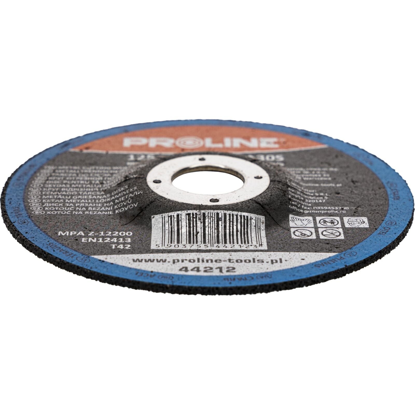 Disco de corte para metal T42 230 x 3,0 x 22a30r Proline