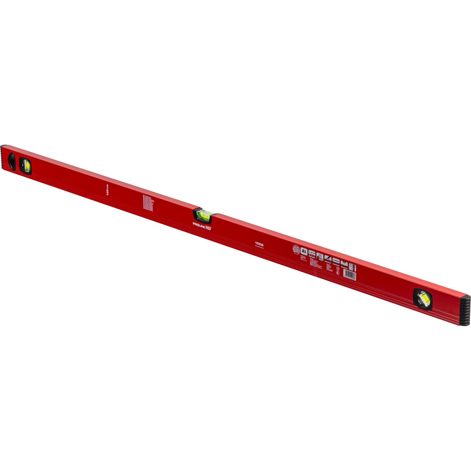 Poziomnica aluminiowa 120 cm stal nierdzewna magnetyczna 2 magnesy malowana proszkowo Kapro