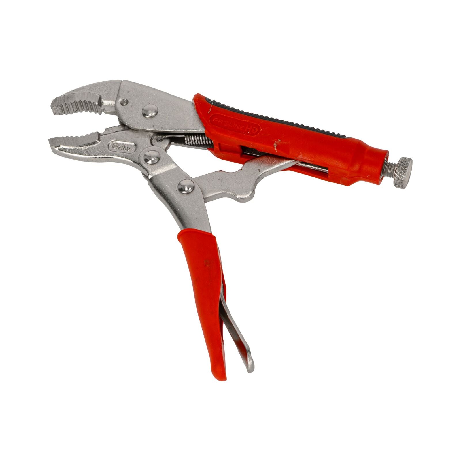 Locking Pliers 180 Mm Round Jaws Rubberized Grip Proline