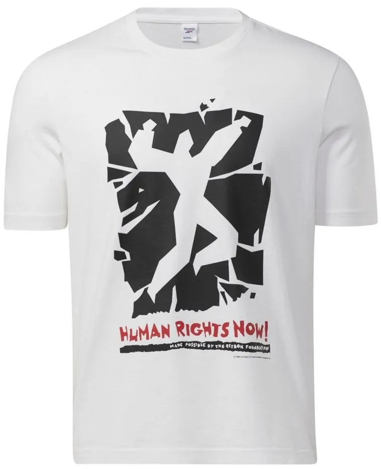 Biała koszulka Reebok Human Rights Now
