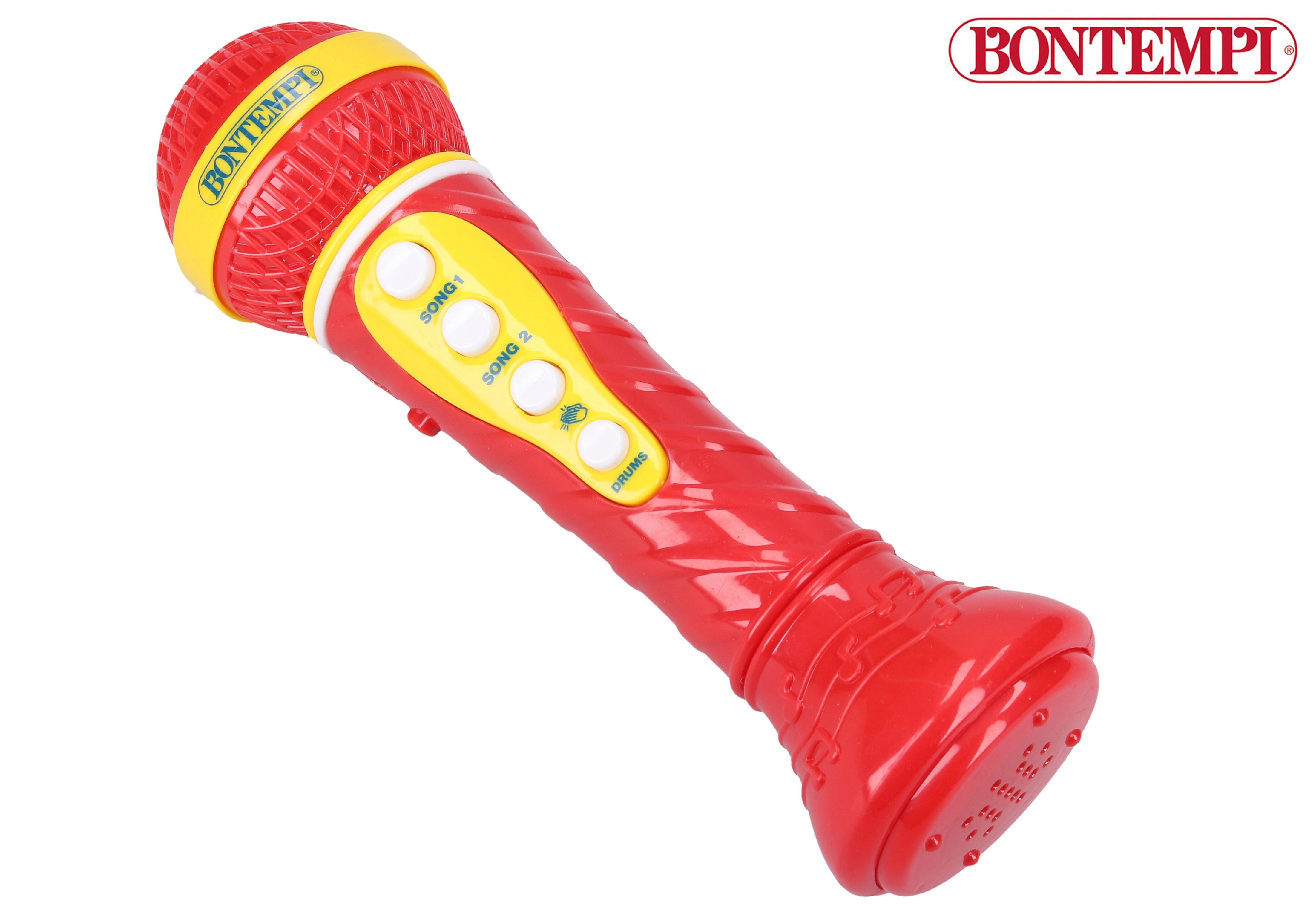 Bontempi Voice Sing-a-long Microphone Rouge