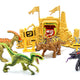 Affrontement primordial ! Ensemble Bataille De Dinosaures 17 Cm