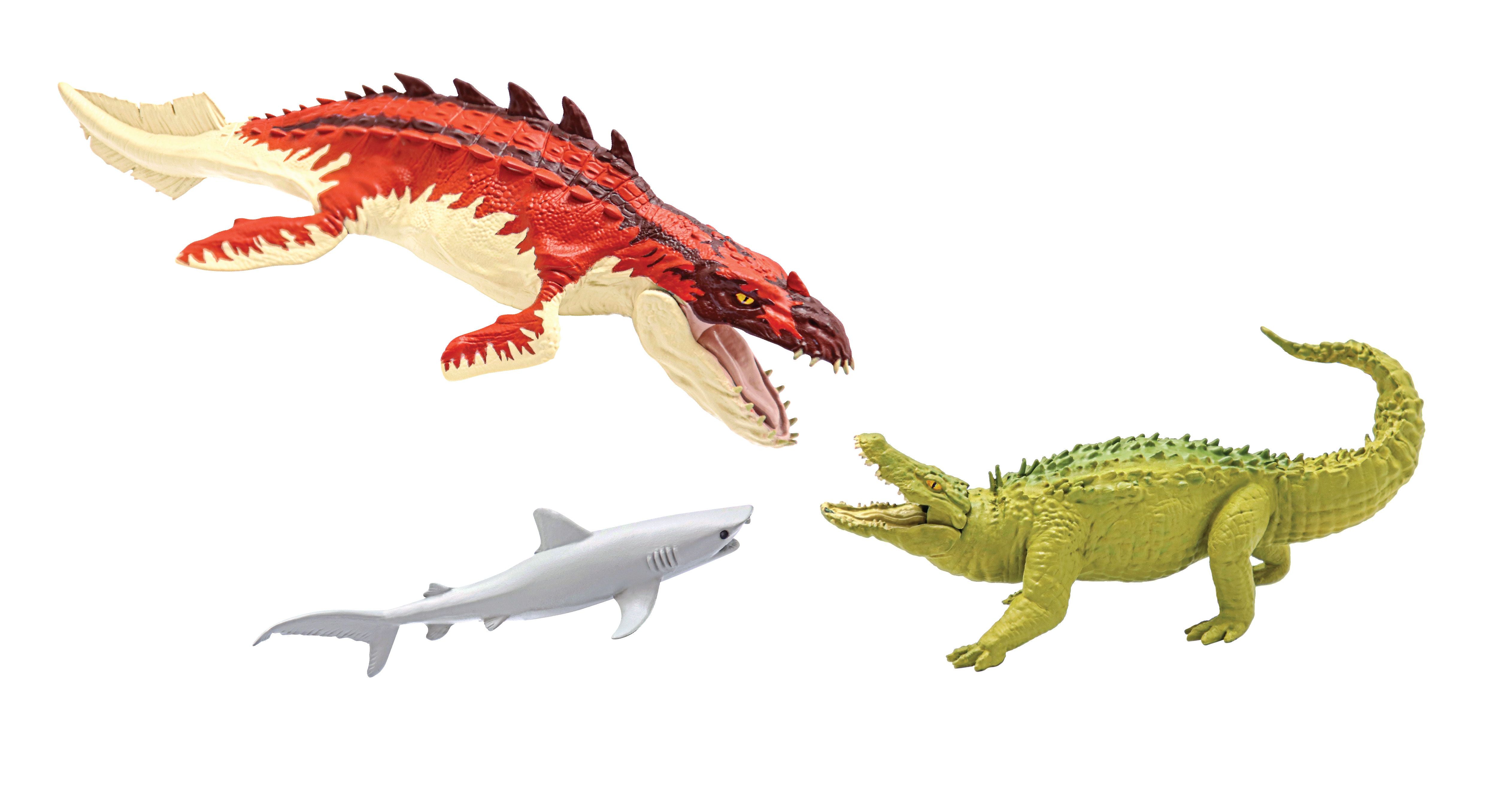 Prima botsing! Monsters van de diepe dinoset 27 cm