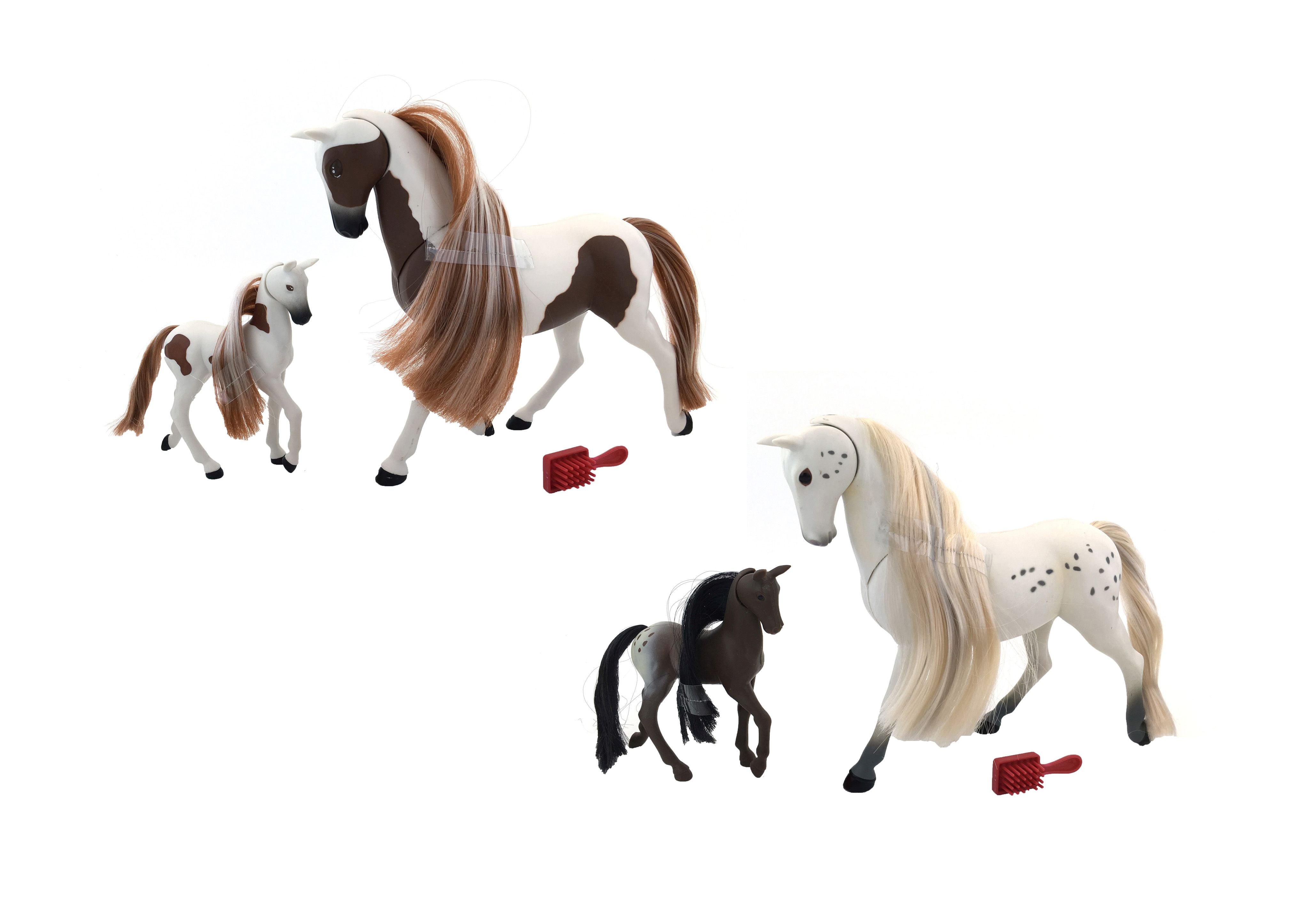 Royal Breeds - Cheval 20 Cm Avec Poulain 8 Cm