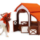 Royal Breeds - Conjunto de Cavalos com Estábulos 9 Cm