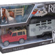Royal Breeds - Cheval 10 Cm Avec Voiture Et Remorque 35 Cm