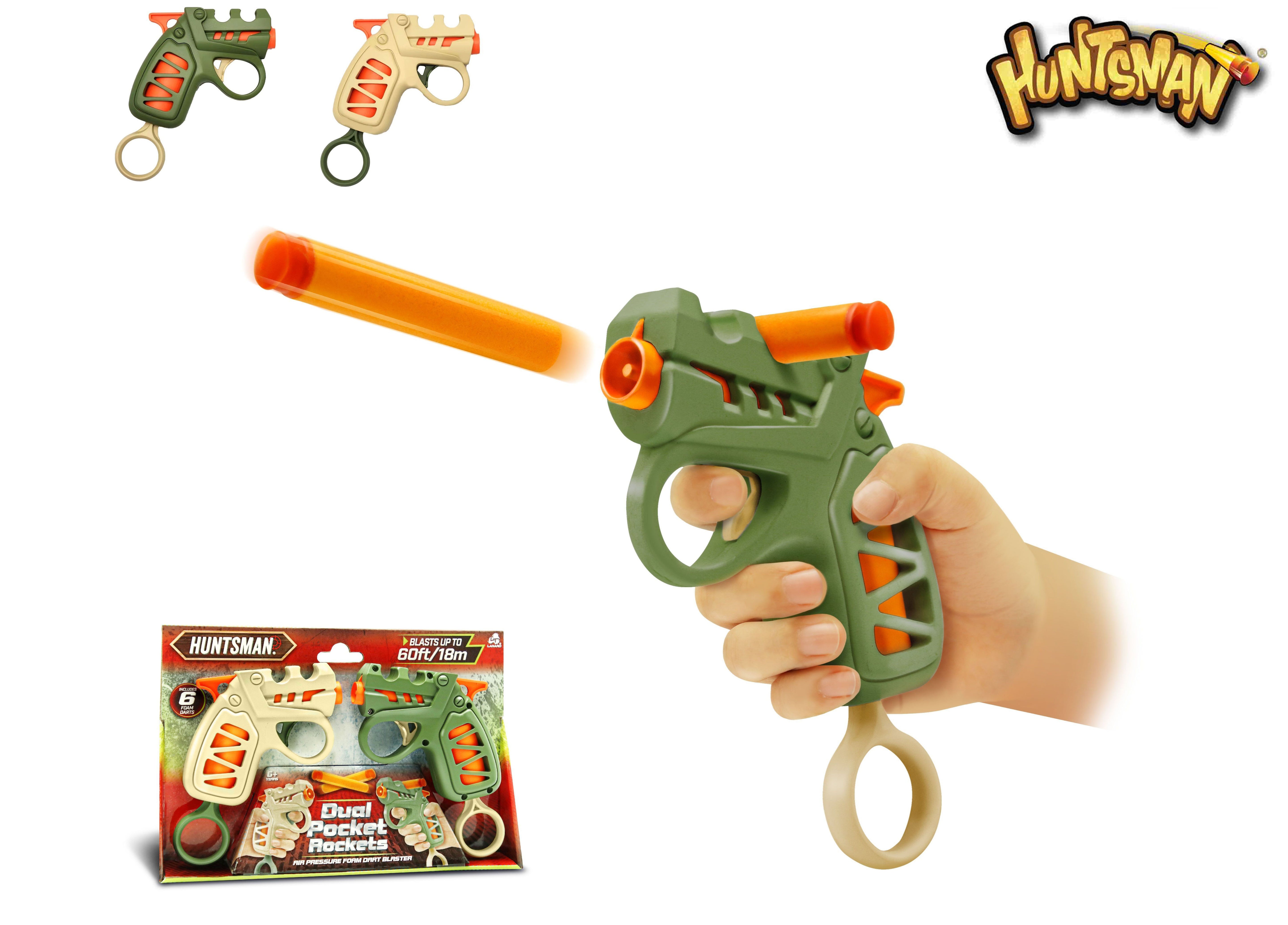 Pistolet de poche Huntsman rétractable 13 cm, ensemble de 2 pièces