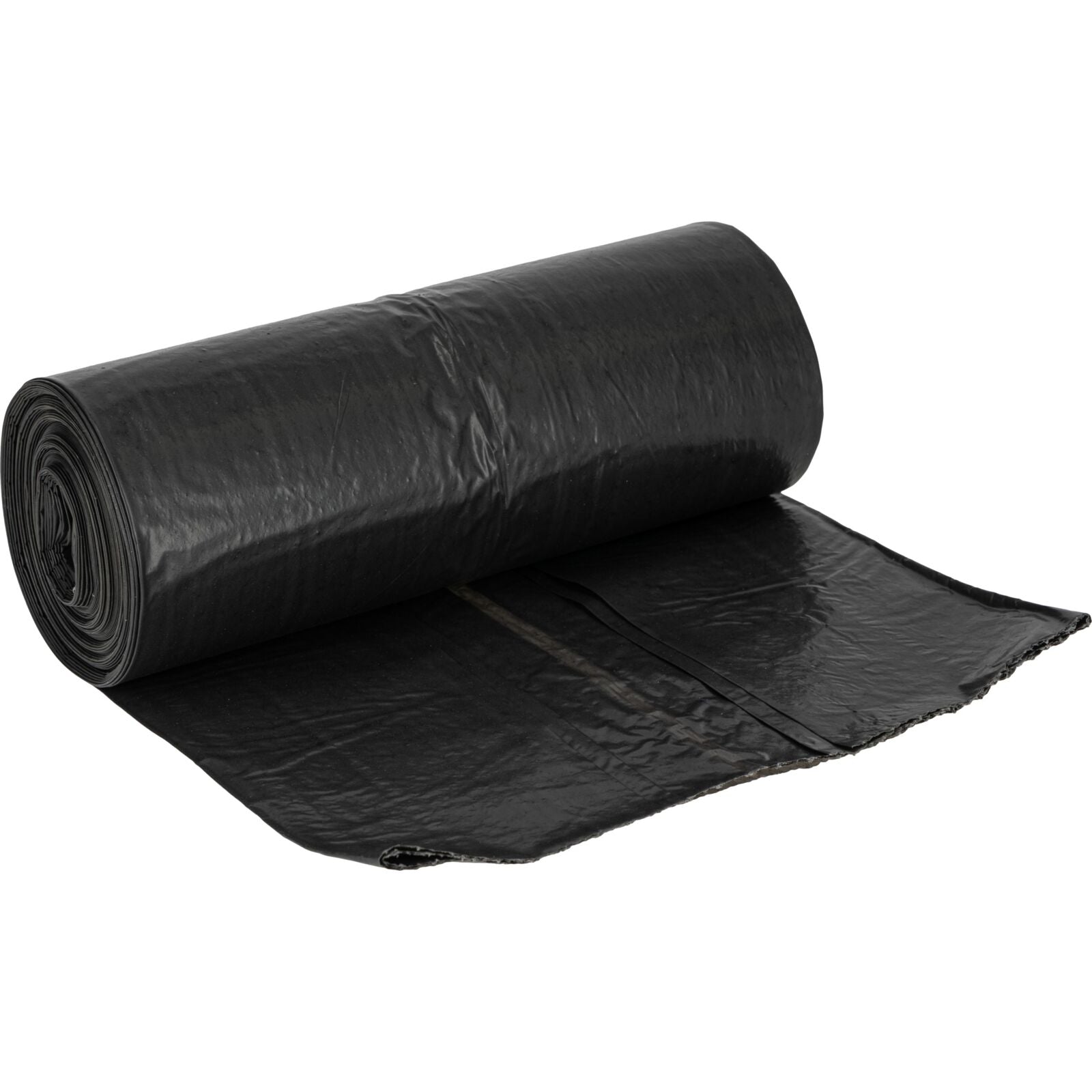 Торби за боклук 120l Ldpe черни 10 бр. на ролка Proline
