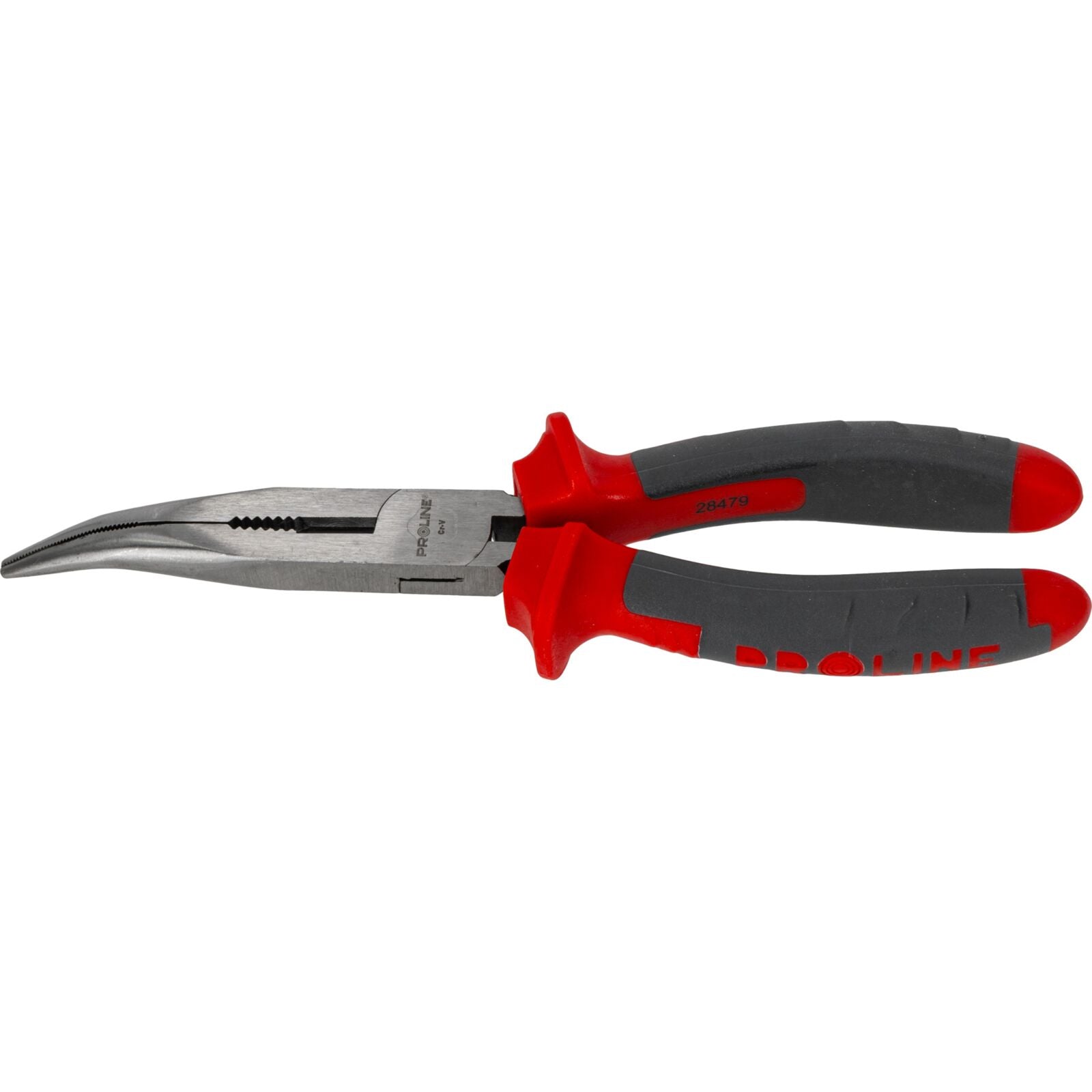 Alicate de ponta curvada 200 mm Cv com cortador lateral empunhadura texturizada mandíbula arredondada proline