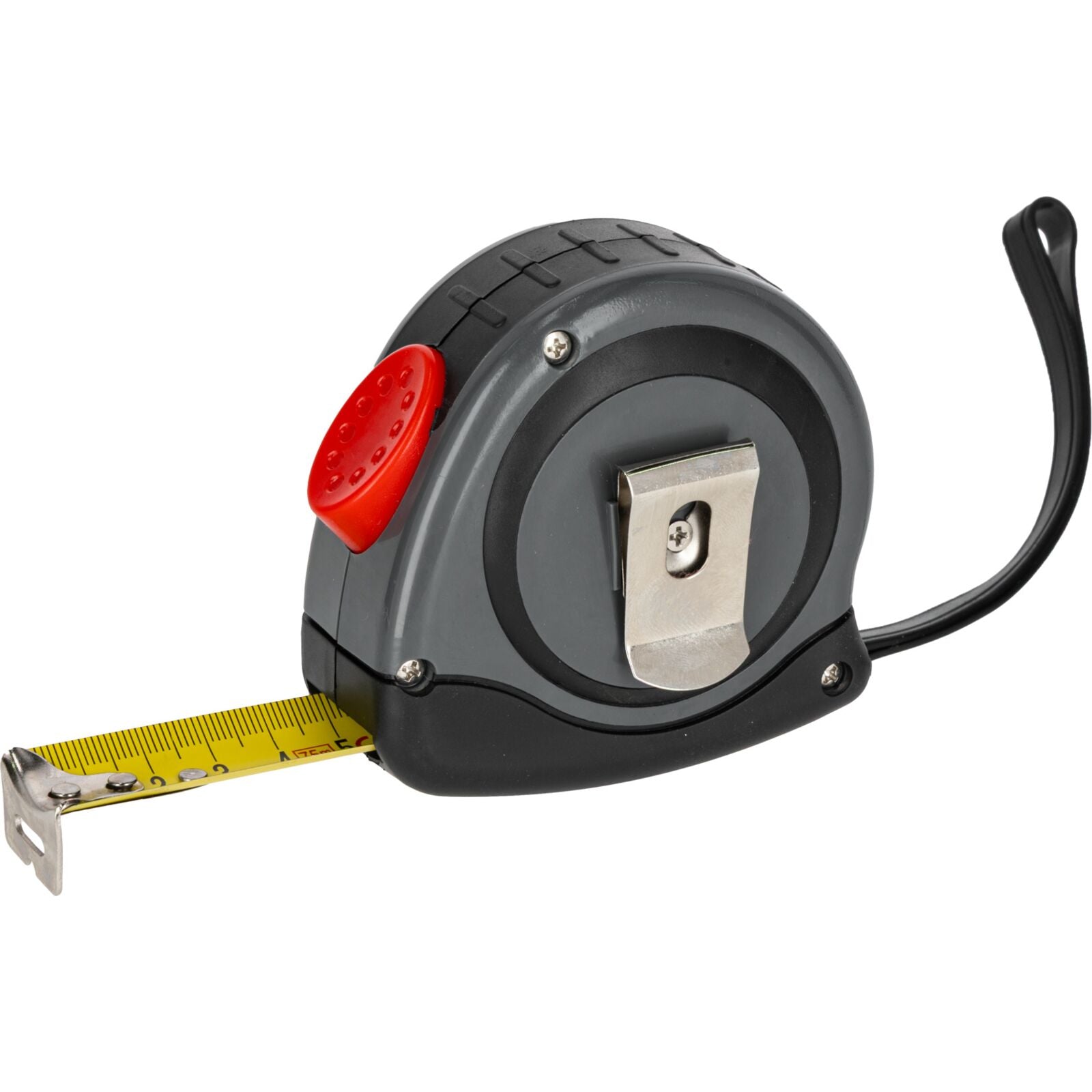 Målebånd 7,5m/25m gummikasse Automatisk stop Proline