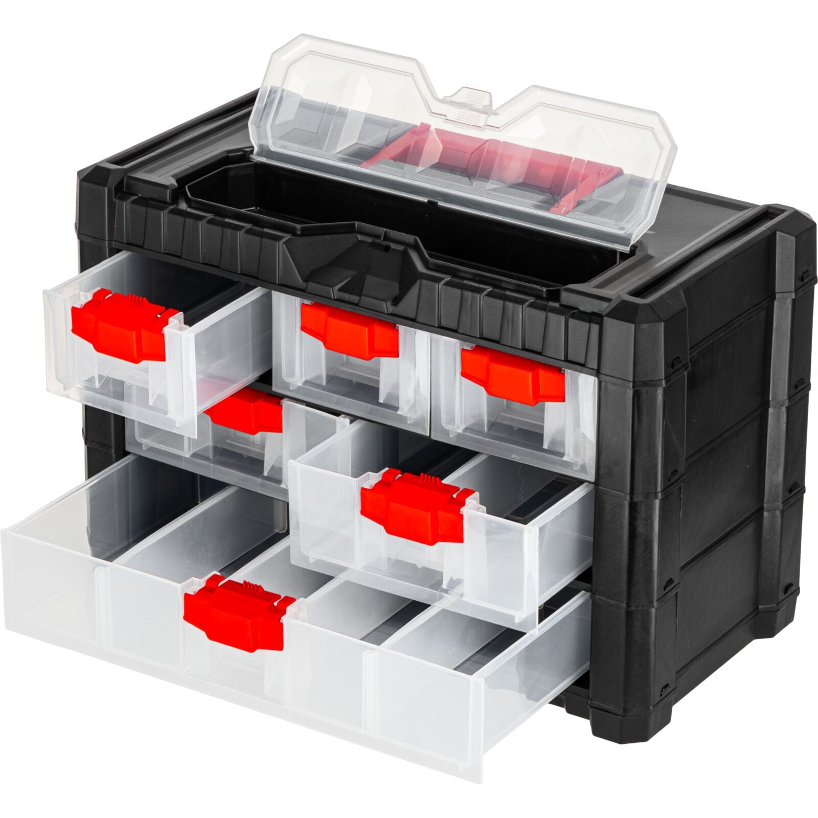 Opbergdoos Organizer Met Handvat 13 Vakken 26 X 20 X 40 Cm Proline Hd