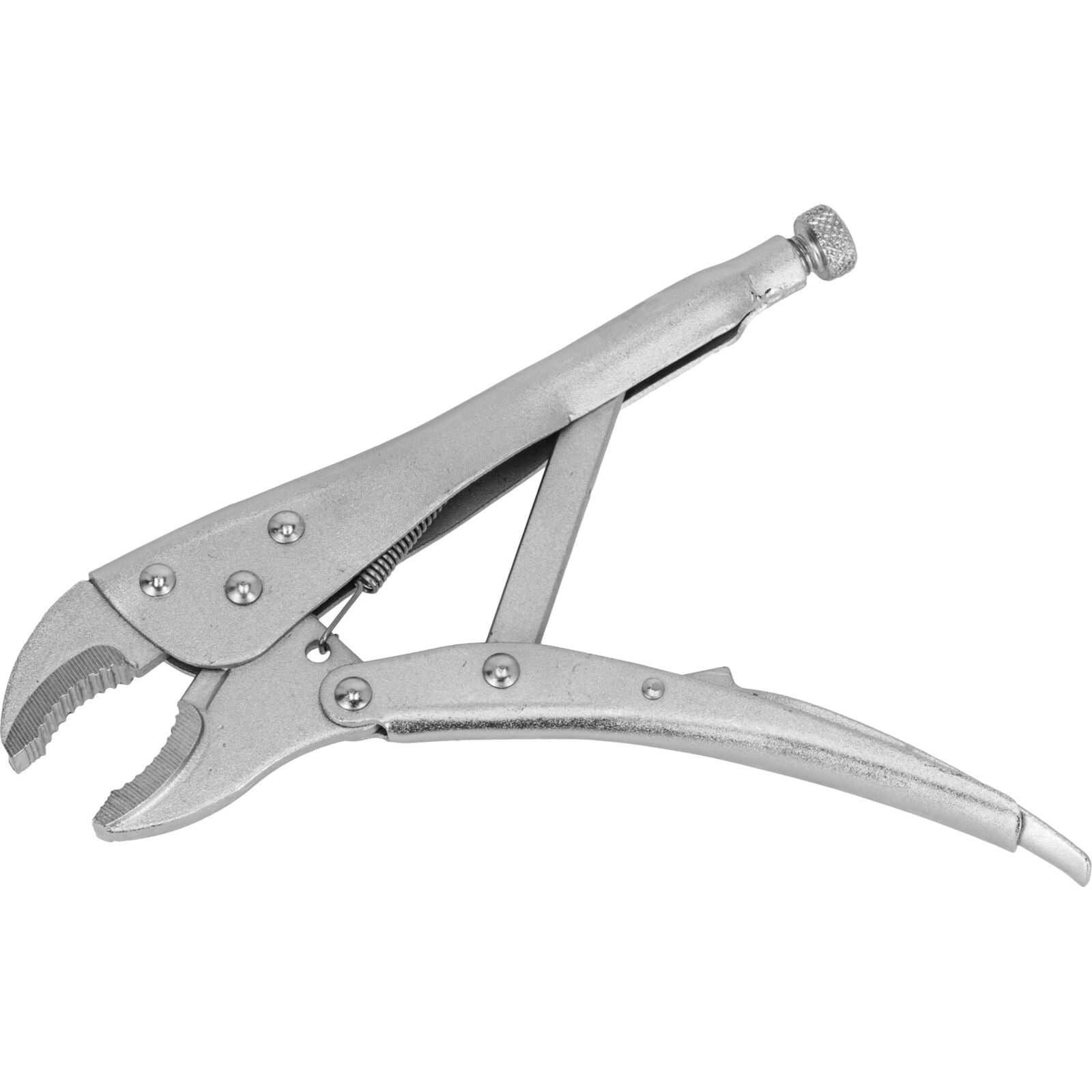 Pinza Lock Grip 180 Mm. Mascelle arrotondate. Pinza nichelata.
