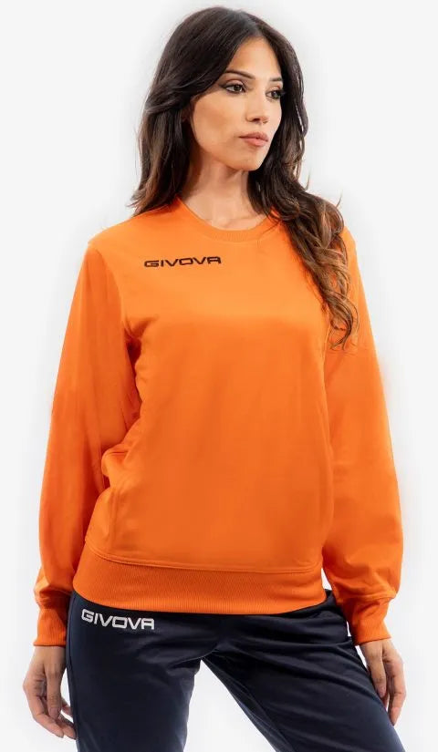 Sport pulóver Givova Polarfleece One Orange