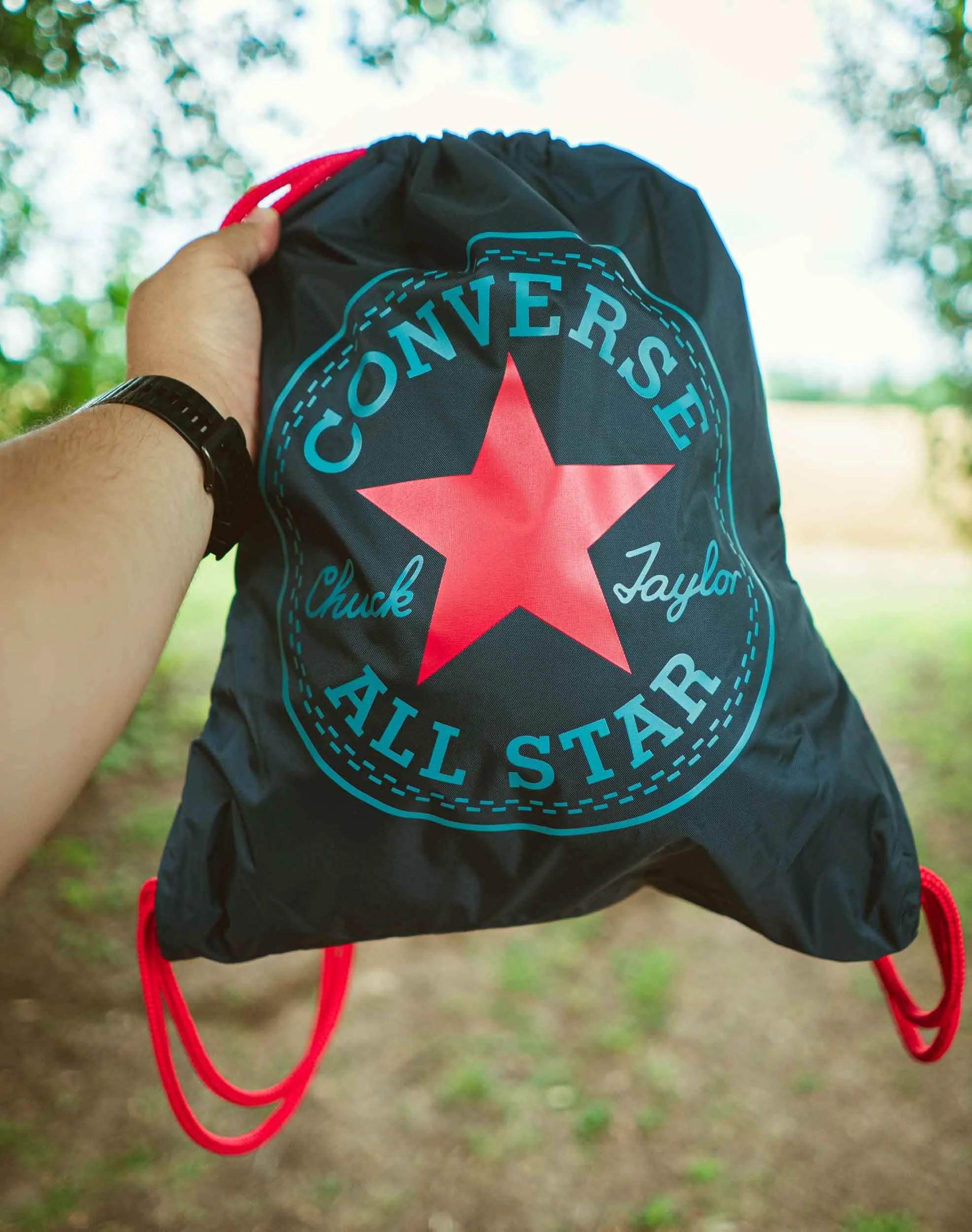 Gymsack Converse Cinch Bag Azul Marinho