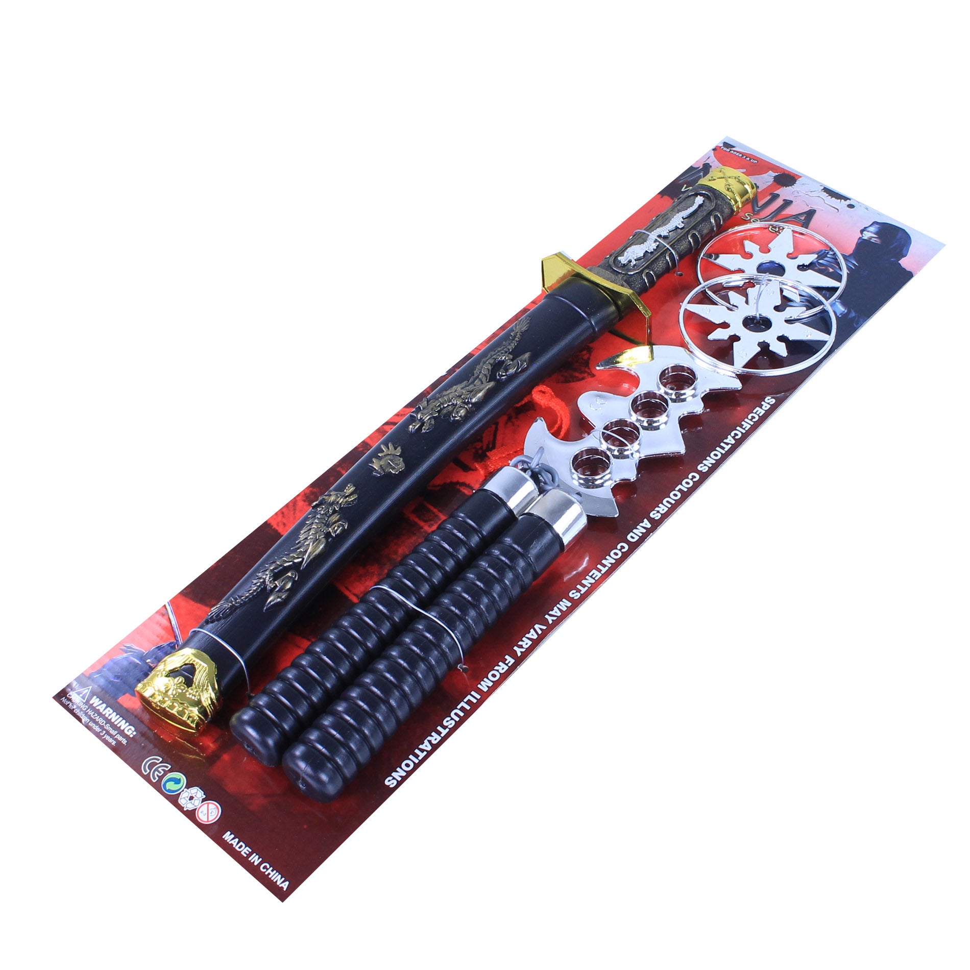 Sada japonských mečů Katana 5 ks