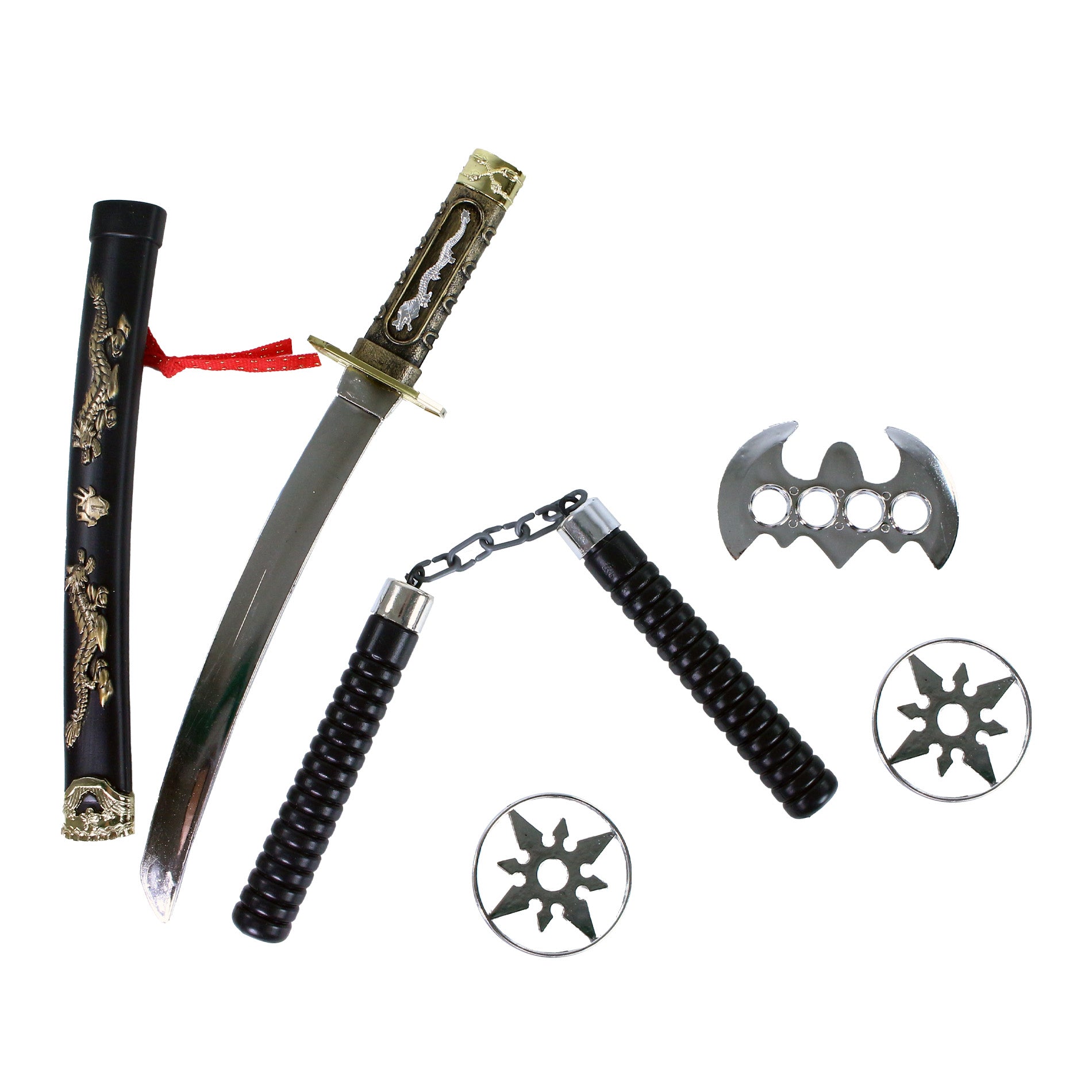 Sada japonských mečů Katana 5 ks