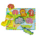 Dřevěné dětské puzzle - Safari