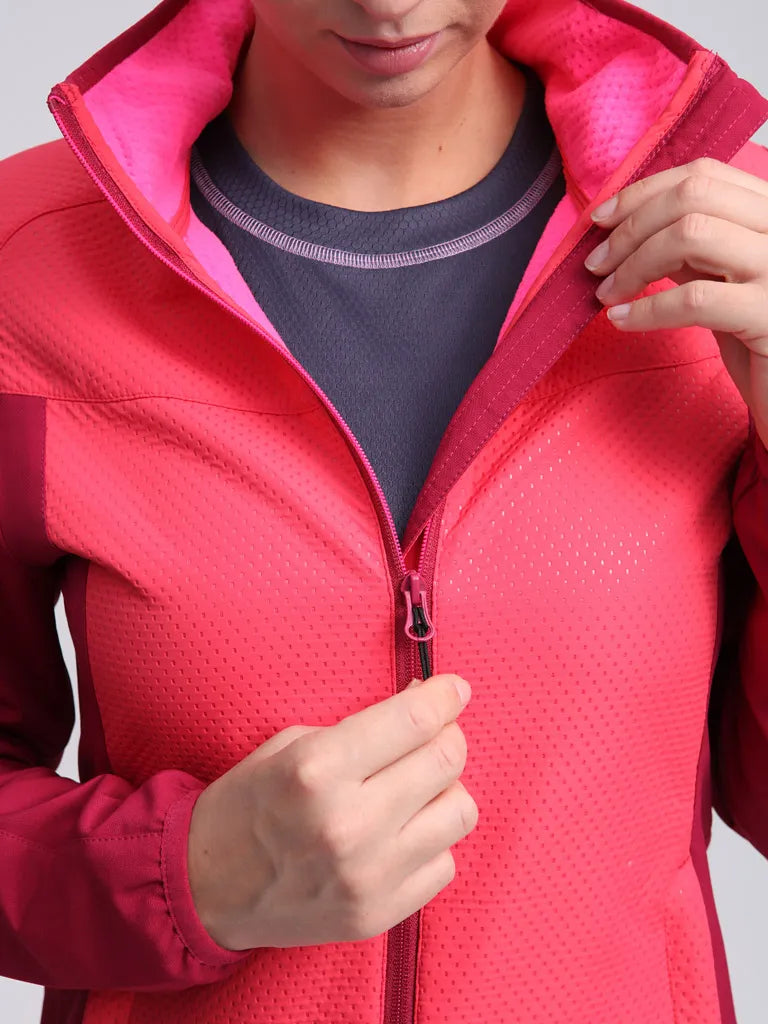 Damska kurtka softshell Loap Urabuna w kolorze różowym