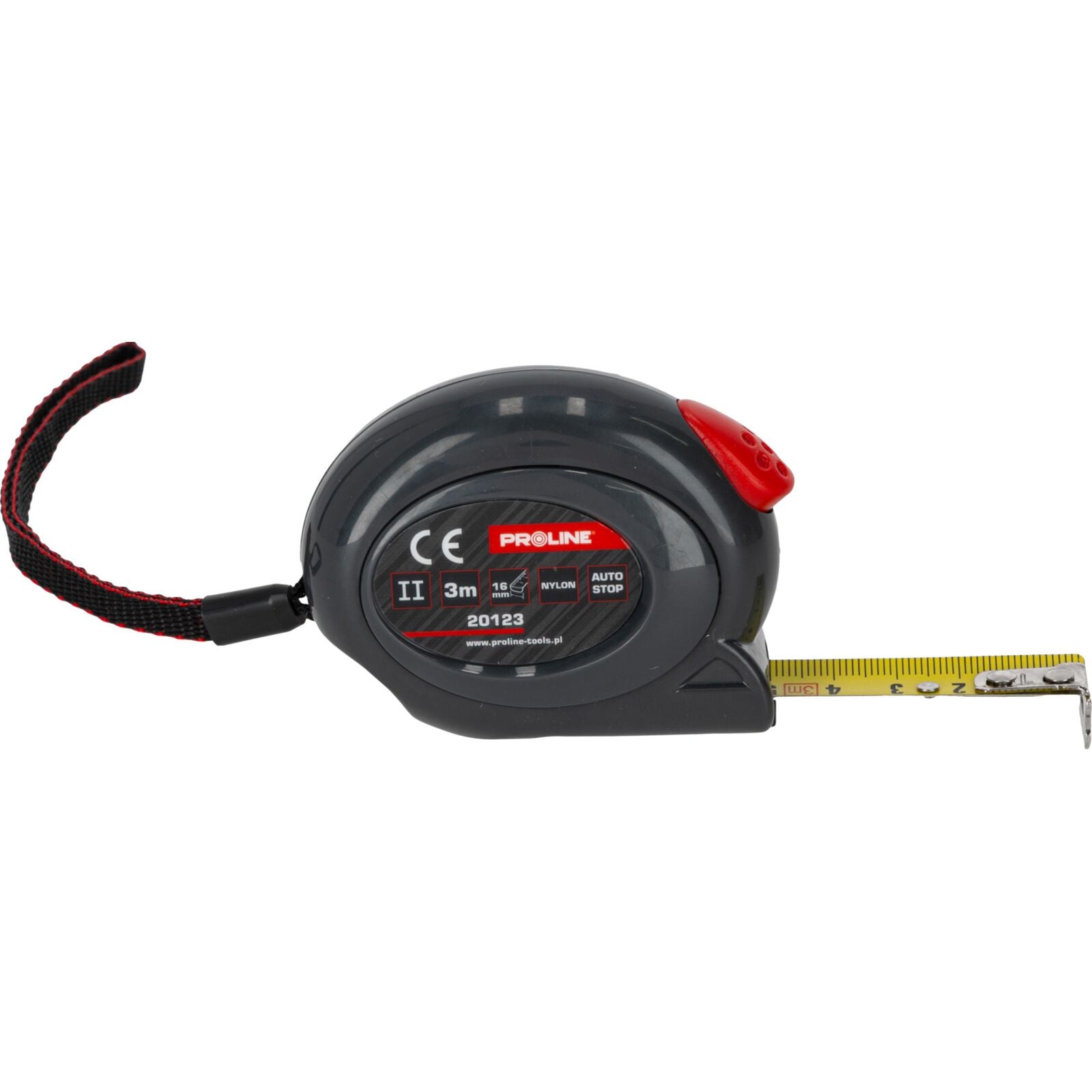 Mérőszalag 3m X 16 mm Nylon bevonat Proline