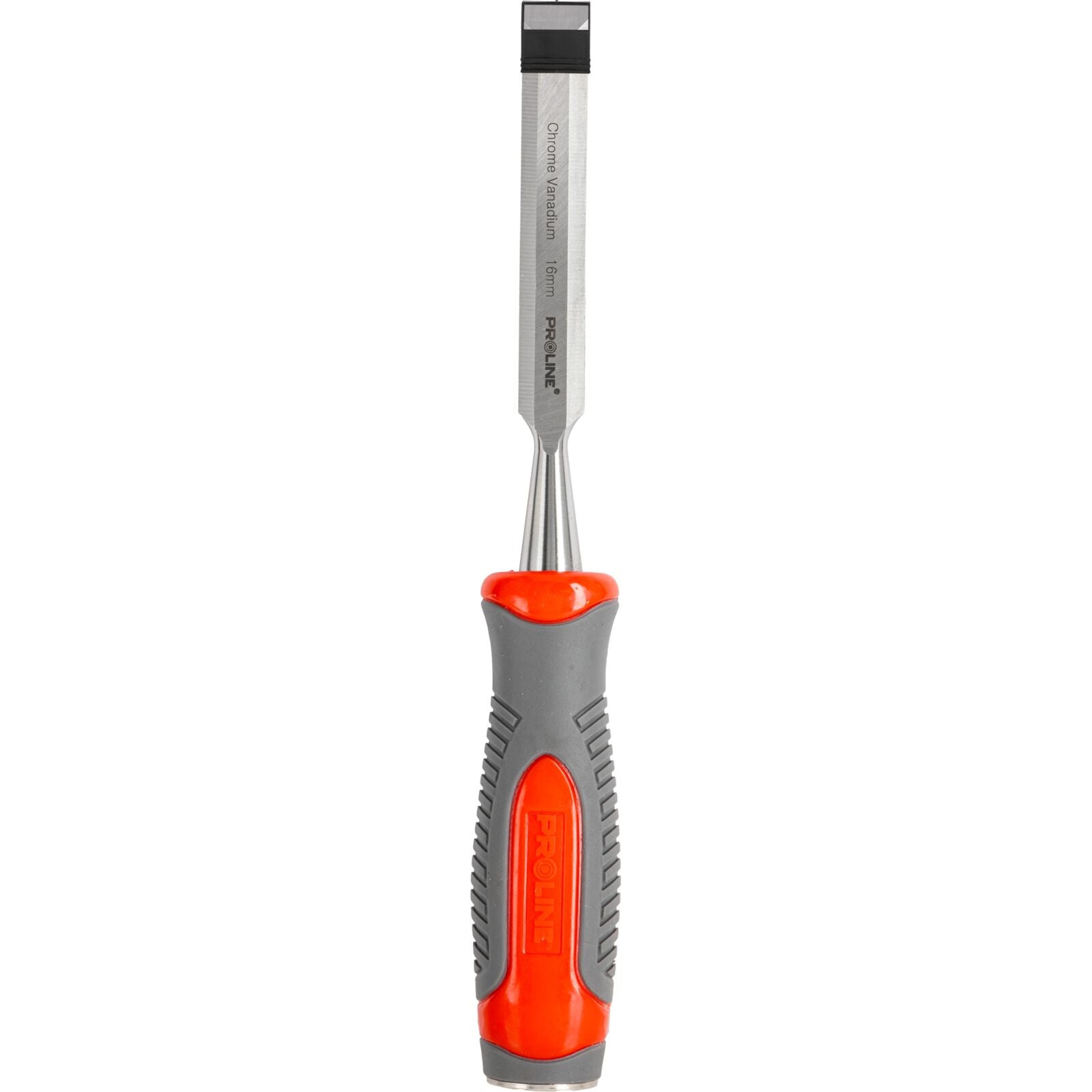 Dláto na dřevo 16 mm ploché zesílené chrom-vanadium 60 Hrc kompozitní rukojeť (tpr) Protiskluzový povrch Proline