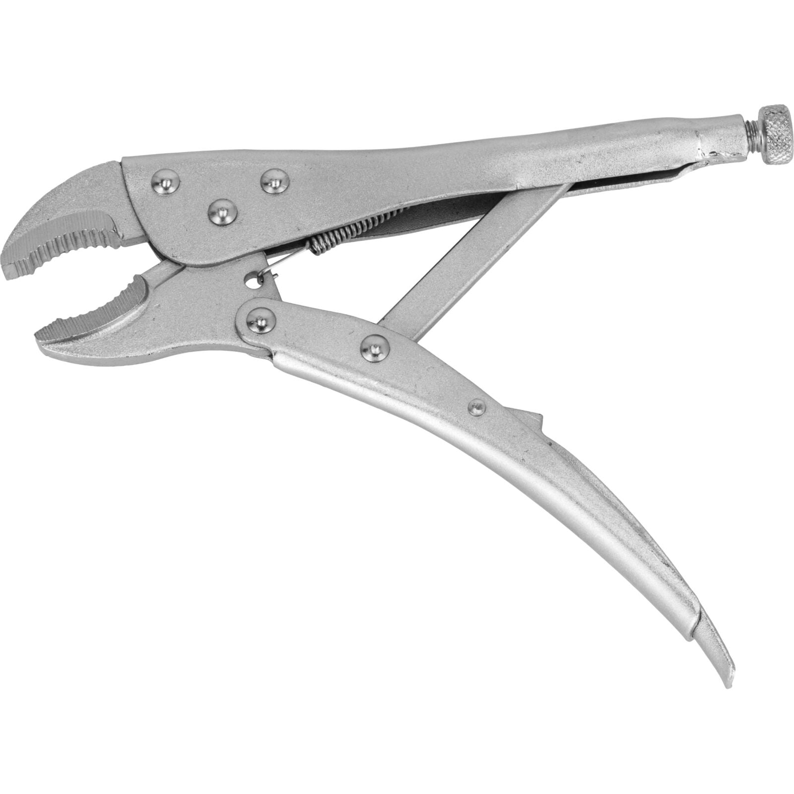 Pinza Lock Grip 180 Mm. Mascelle arrotondate. Pinza nichelata.