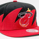 Mitchell & Ness Nba Hwc Miami Heat черно-червена шапка