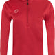 Barntröja Playerlayer Quarter Zip Röd