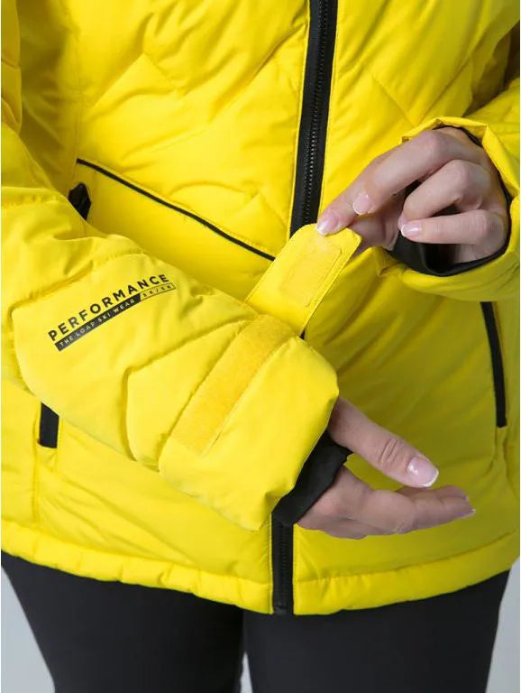 Damen-Skijacke Loap Orsana Gelb XS