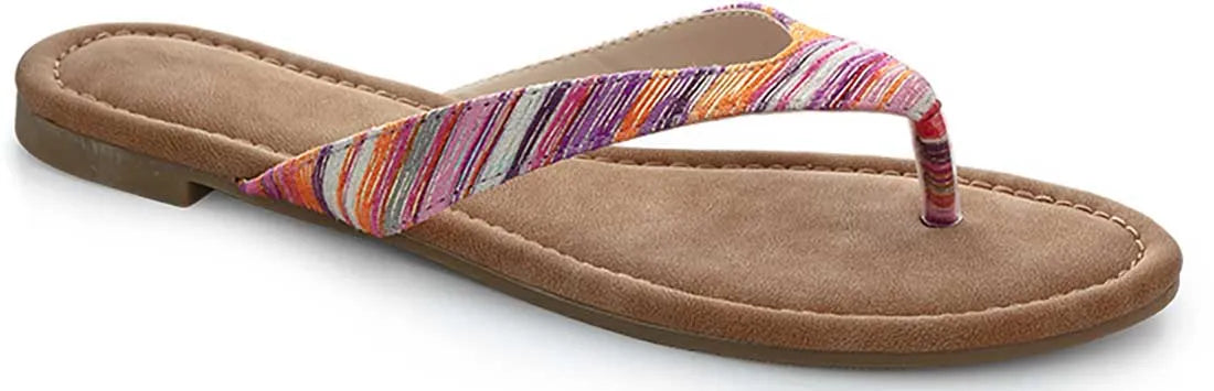 Women's Flip Flops Loap Herba Brown