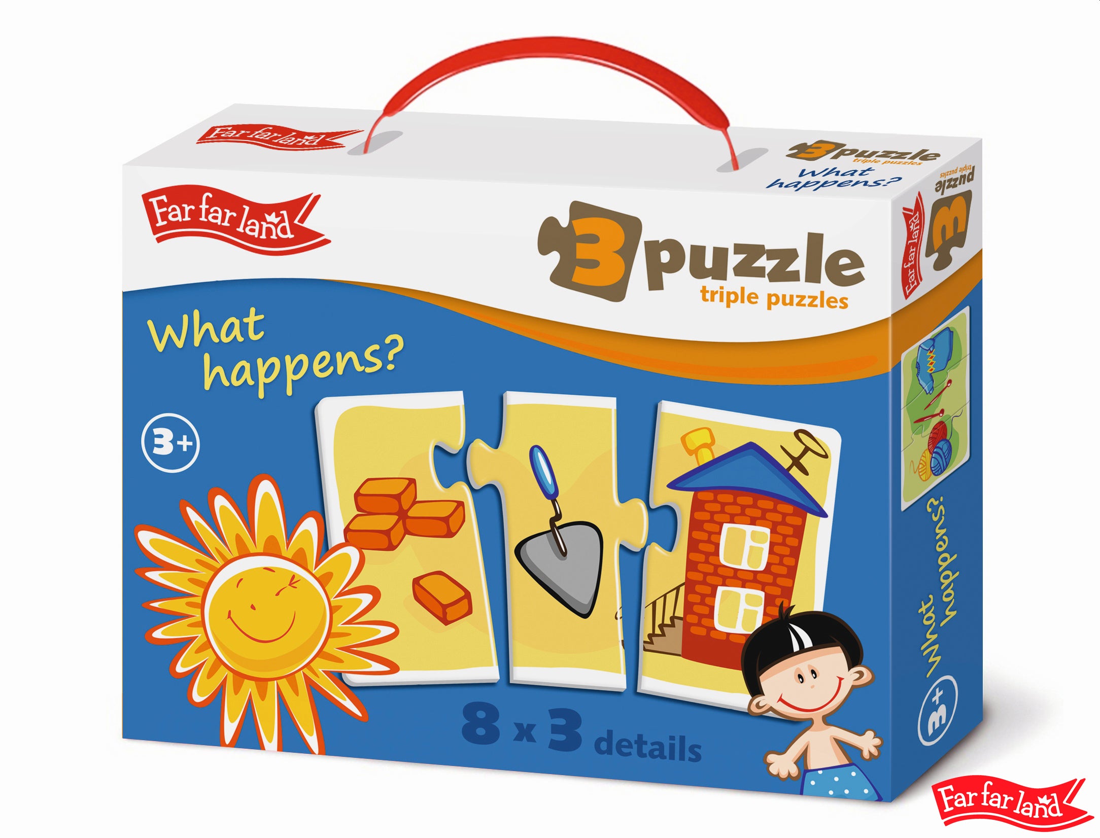 Far Far Land puzzelactiviteit Trio 8 afbeeldingen