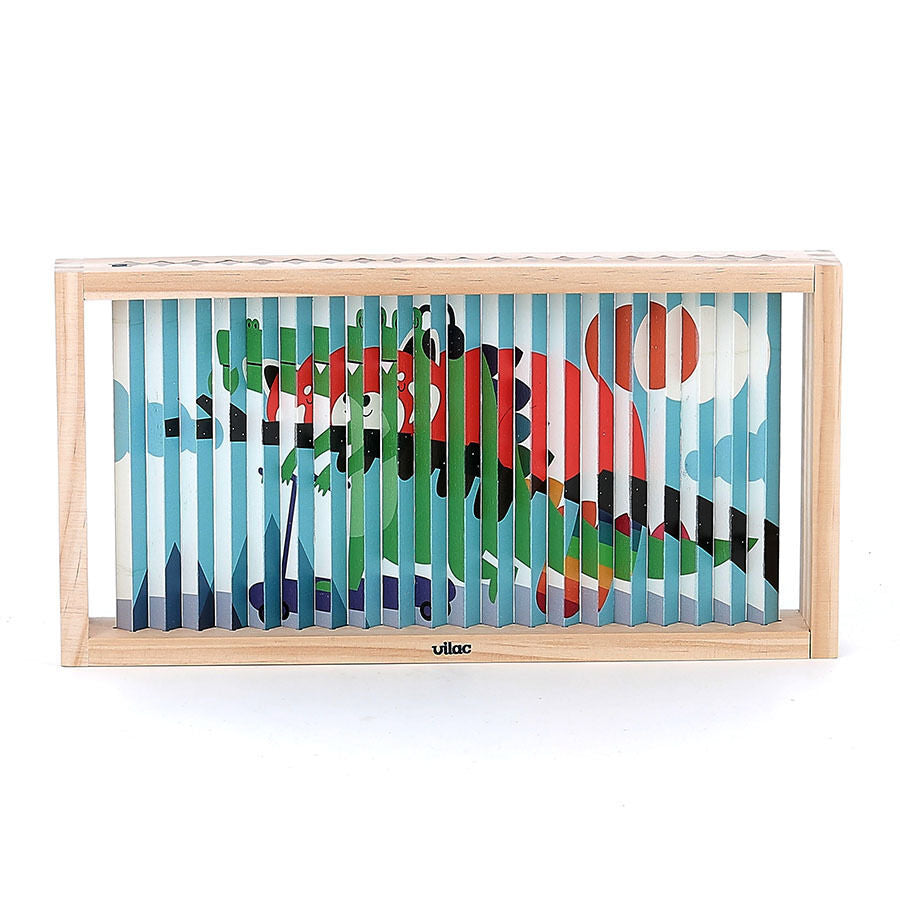 Vilac Puzzle 4d Madera Animales